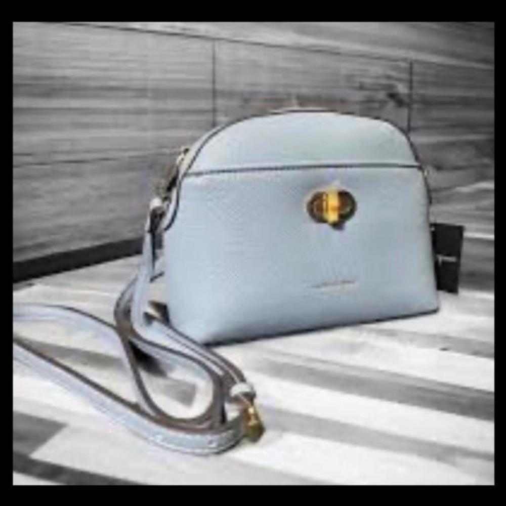 Nanette Lepore Rory Dome Crossbody w/ Bamboo Turnlock